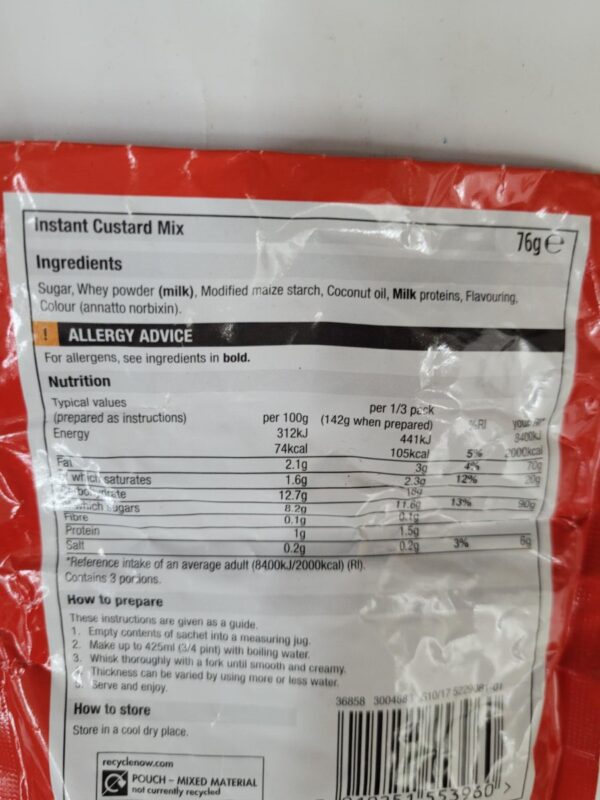 Instant Custard Mix - Image 2