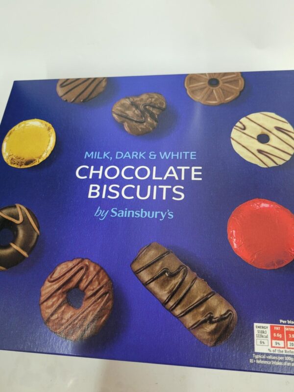 Variety Chocolate Biscuits Box