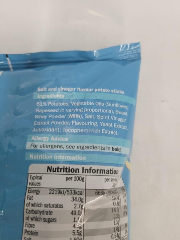Salt & Vinegar Potato Sticks - Image 2