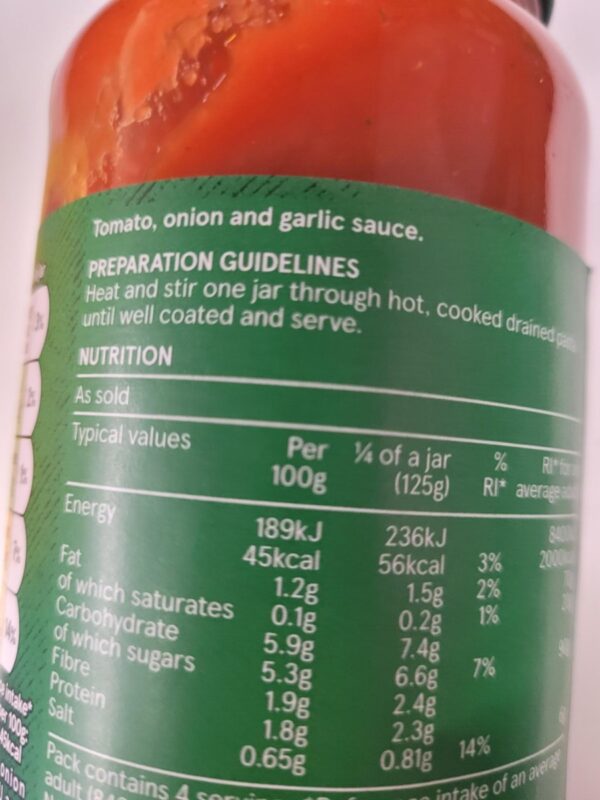 Onion & Garlic Pasta Sauce - Image 2