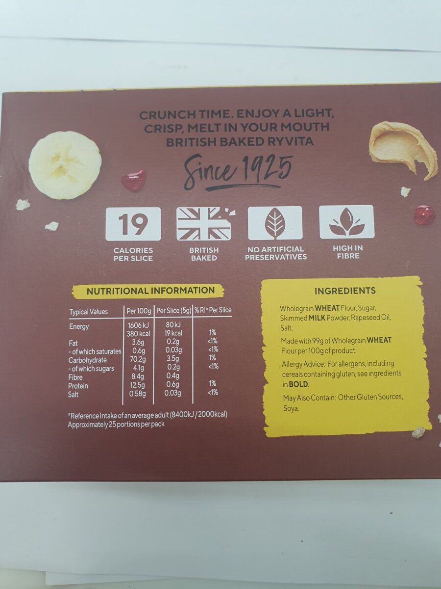 thumbnail image 2 of Ryvita - Whole Grain Crisps Multi-Grain 2 of 11