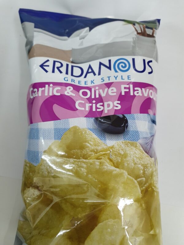 Garlic and Olive Flavour Crisps