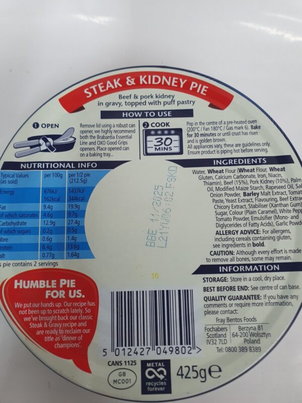 Fray Bentos - Steak & Kidney - Image 2