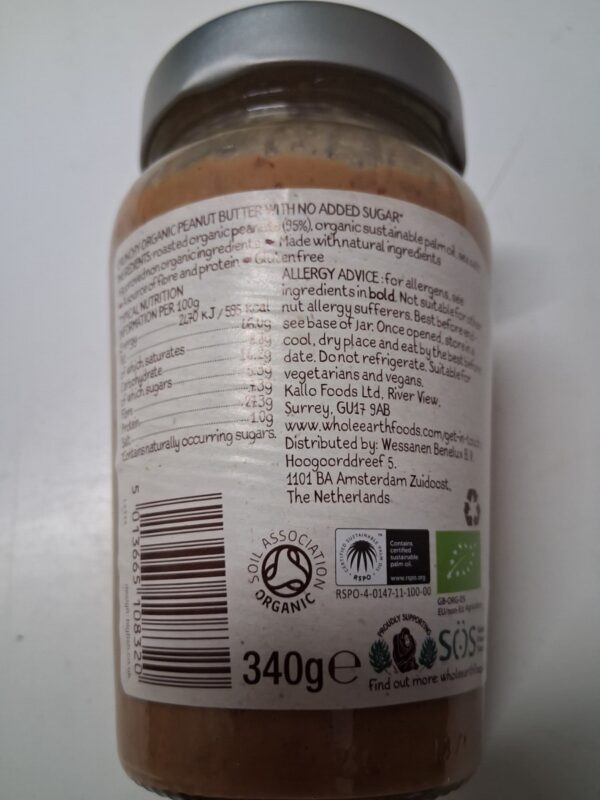 Whole Earth Crunchy Peanut Butter - Image 2