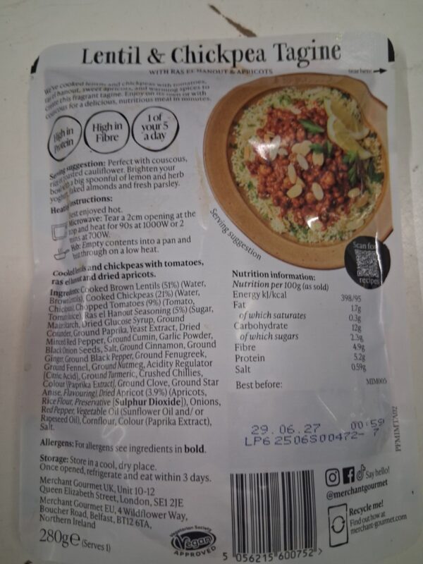 Lentil and Chickpea Tagine - Image 2
