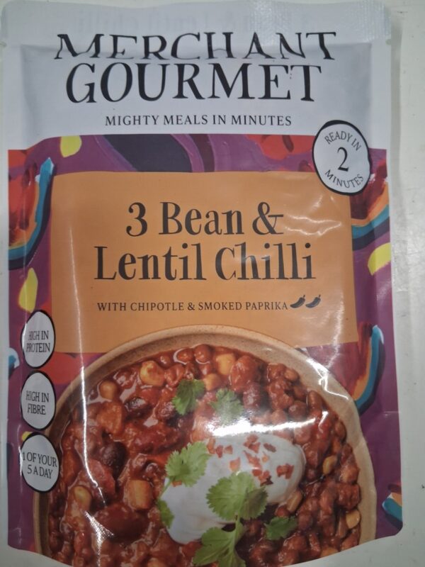 3 Bean and Lentil Chilli