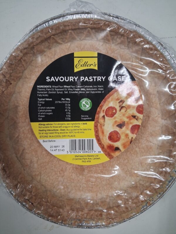 Savoury Pastry Case