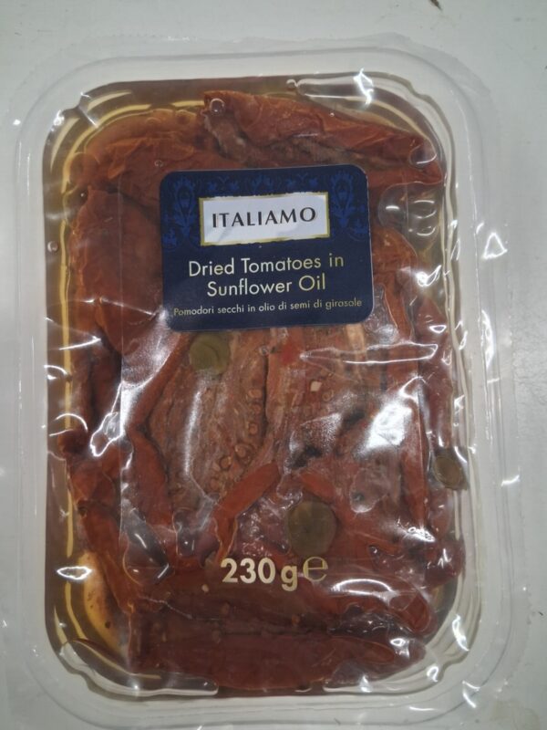 Dried Tomatoes in Sunflower Oil