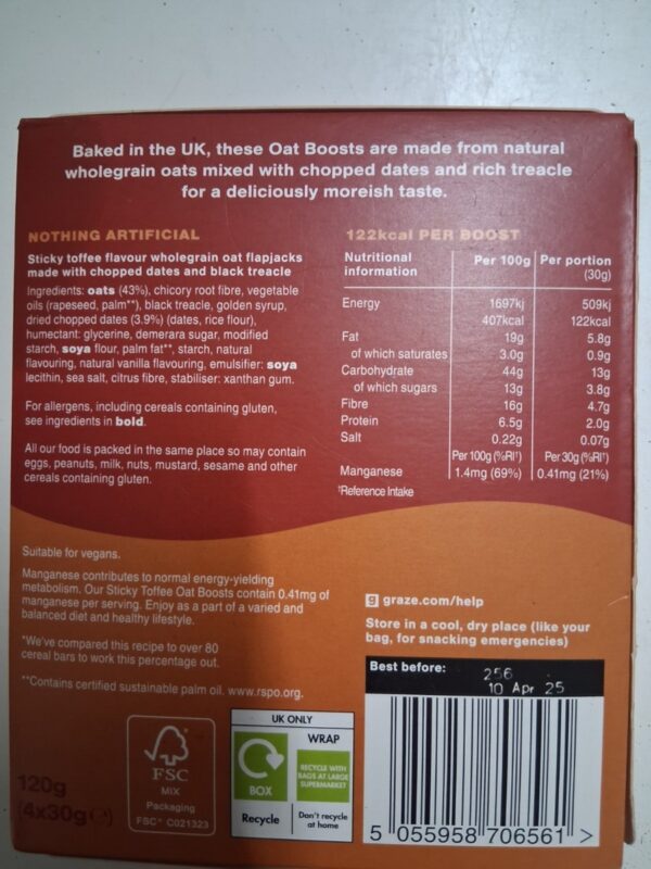 Graze Sticky Toffee - Image 2