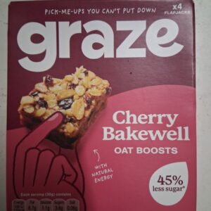 Graze Cherry Bakewell Oat Bars