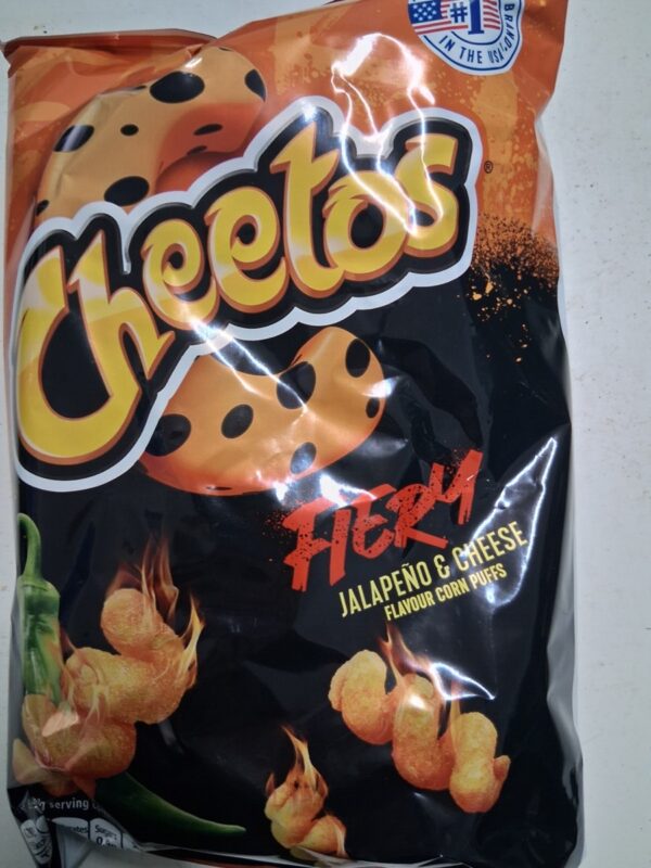 Jalapeno and Cheese Cheetos