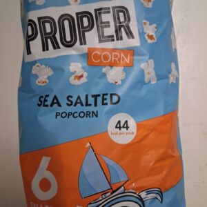 6 Pack Sea Salted Popcorn
