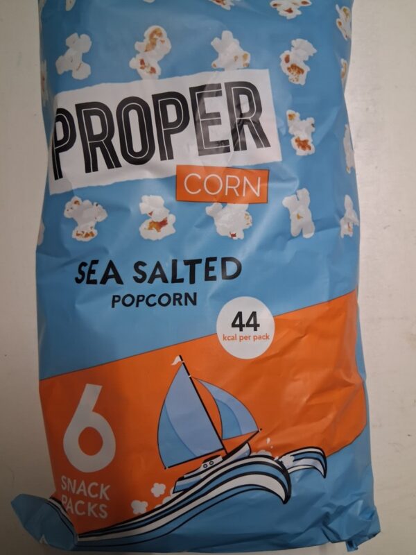 6 Pack Sea Salted Popcorn
