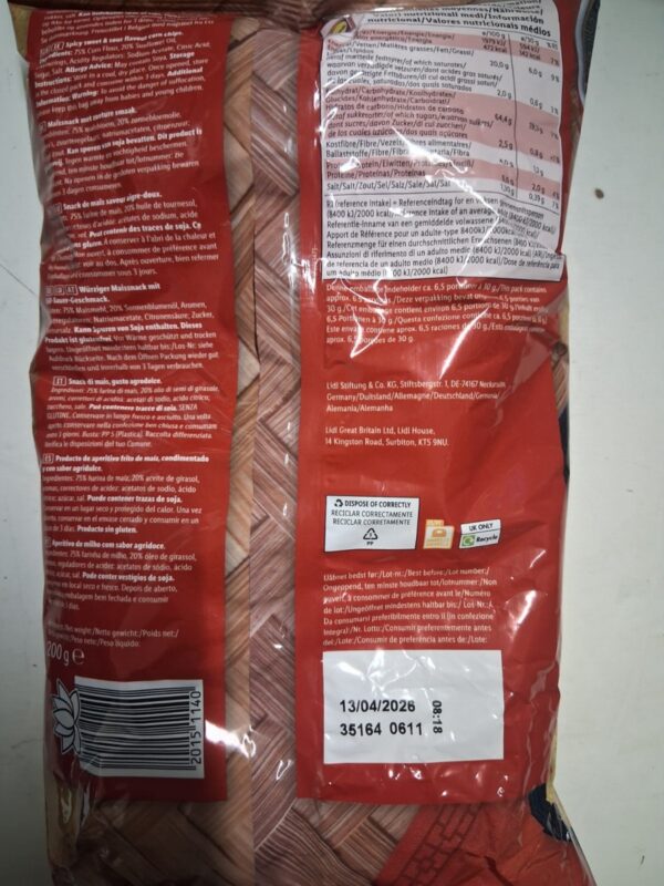 Sweet and Sour Flavour Crisps - Image 2