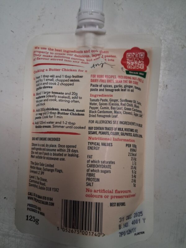 Butter Chicken Curry Paste x2 - Image 2