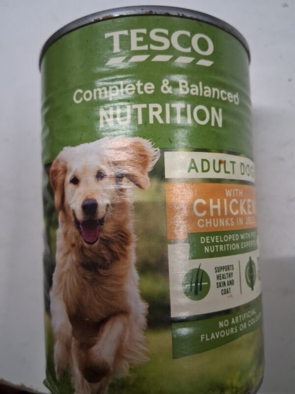 Tescos Adult Dog Food - Chicken