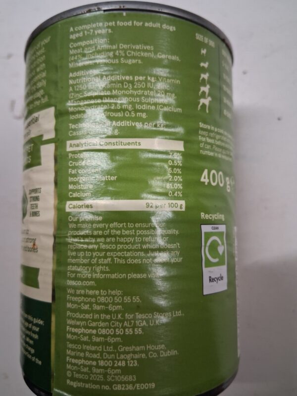 Tescos Adult Dog Food - Chicken - Image 2