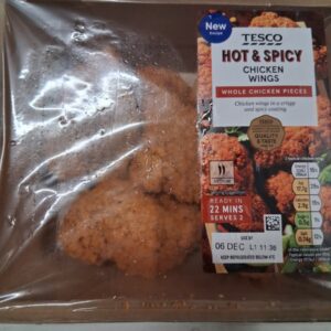 Frozen Hot and Spicy Chicken Wings