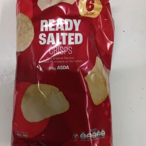 6 Pack Ready Salted Crisps