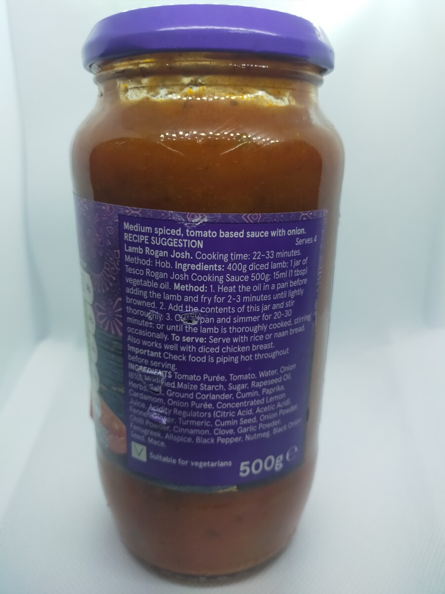 Rogan Josh Cooking Sauce – Fed Up Cafe Shop