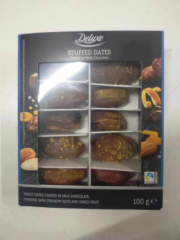 Milk Chocolate Coated Stuffed Dates