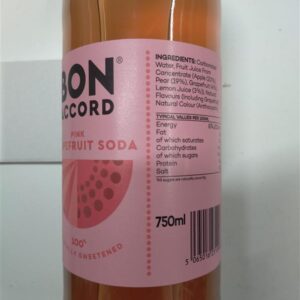 Bon Accord Grapefruit Soda