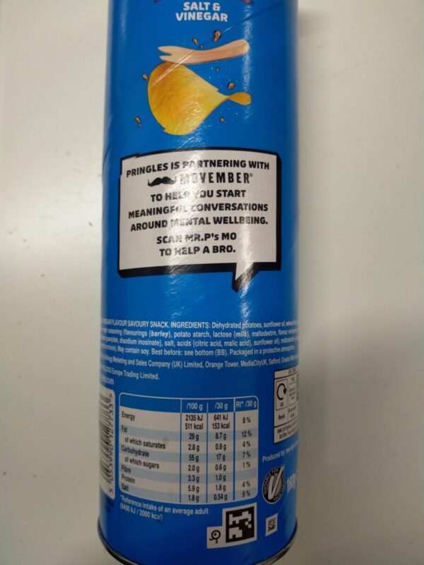 Pringles Salt & Vinegar - Image 2