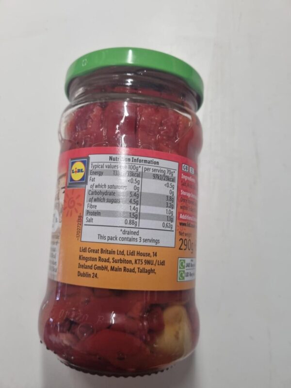 Sliced Peppers with Garlic - Image 2
