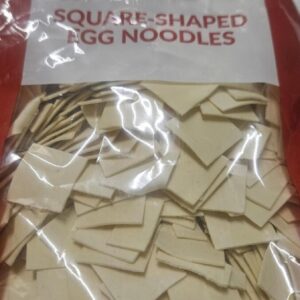 Square Shaped Egg Noodles