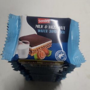 Milk and Hazelnut Wafer Sandwich