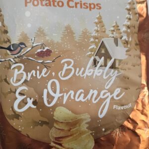 Brie, Bubbly and Orange Crisps