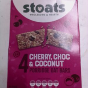 Cherry, Chocolate and Coconut Oat Bars