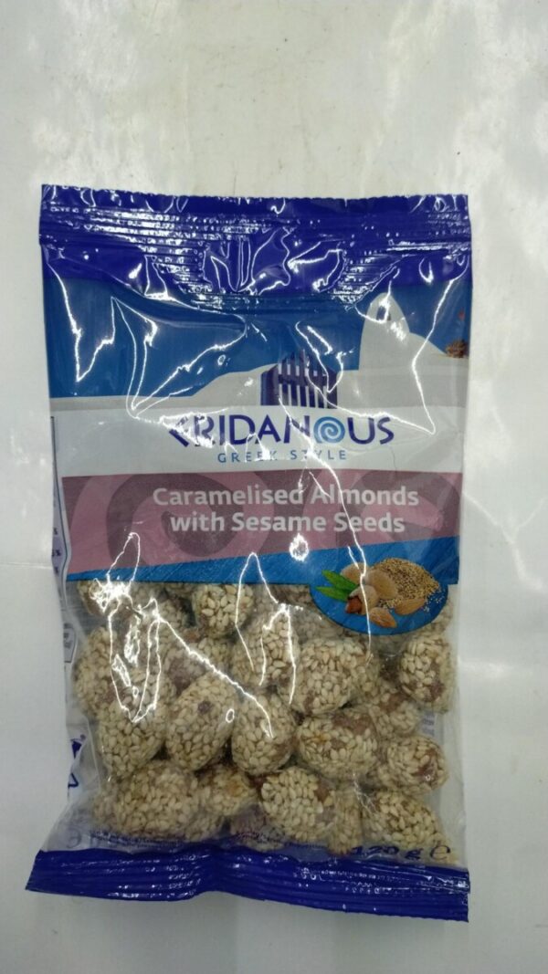 Caramelised Almonds with Sesame Seeds